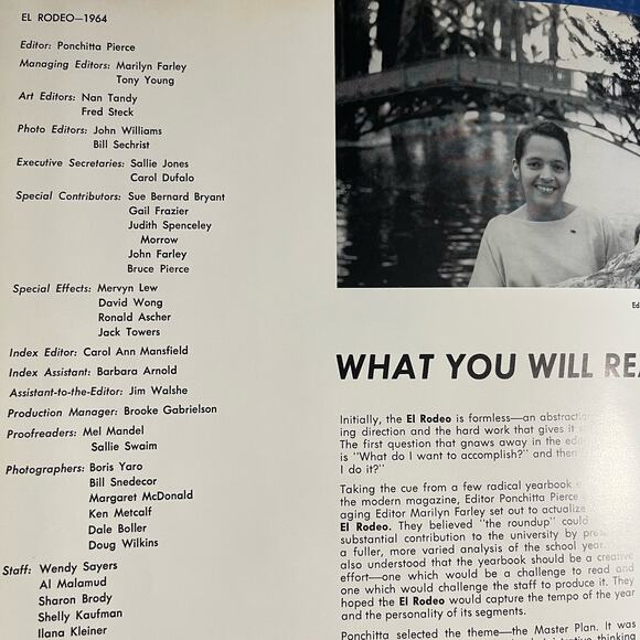 USC 1964 UNIVERSITY OF SOUTHERN CALIFORNIA EL RODEO YEARBOOK MIKE GARRETT TROJAN - Picture 4 of 10